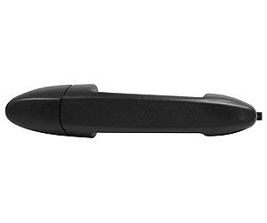 OUTR FT DR HDL UNIV TEXTURED BLK W/O KEYHOLE ESCAPE 01-07