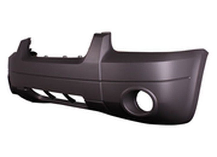 FT BUMPER CVR W/ FOG LAMPS W/O SKID PLATE HOLES DRILL 4 HOLES FOR WHL OPNG MLDG PLATINUM DK.GRY ESCAPE XLT 05-07