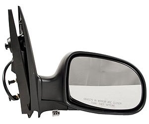 RH DOOR MIRROR PWR NON-HTD TEXT BLK FLDG WINDSTAR 95-98