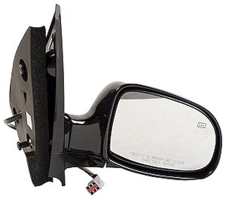RH DOOR MIRROR PWR HTD SMOOTH BLK P FLDG WINDSTAR 99-00