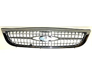 GRILLE CHR/MAT BLK WINDSTAR 99-00