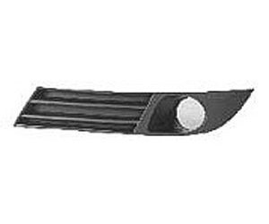 LH FT BUMPER OTR GRILLE MAT BLK W/ FOG LAMPS AURA XR 07-09