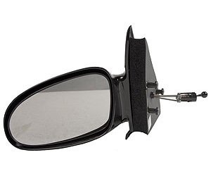 LH DOOR MIRROR MAN REM NON-HTD GLOSS BLK P NON-FLDG SATURN S SERIES SDN/W AG 96-02