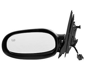 LH DOOR MIRROR PWR HTD SMOOTH BLK P NON-FLDG SATURN L SERIES 00-05