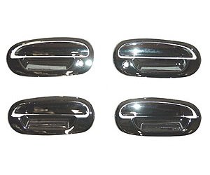 DR HDL CVR CHR 4PC KIT NAVIGATOR 98-02 EXPEDITION 97-02 FORD F150/250 LD P/U QUAD CAB 97-03 LH W/O KEYLESS RH W/ KEY HOLE