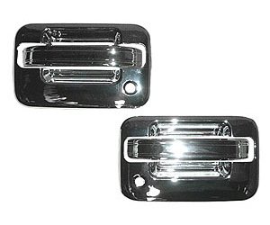 DR HDL CVR CHR 2PC KIT FORD P/U REG CAB 04-07 W/O KEYLESS ENTRY W/ PASS SI DE KEY HOLE