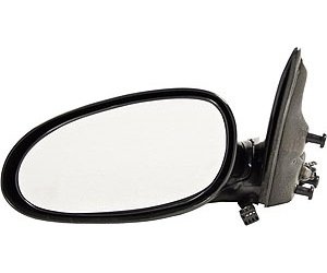 LH DOOR MIRROR PWR NON-HTD GLOSS BLK P FLDG CENTURY 97-05 REGAL 97-04