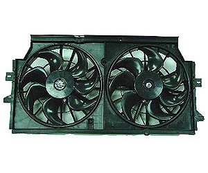RAD/CON COOLING FAN ASSY BLADE/MOTOR/SHROUD 3.1L 3.8L W/ HD COOLING CENTU RY/REGAL 00-01