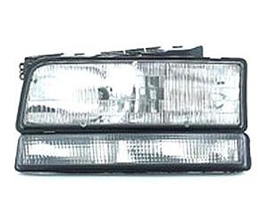 LH H.L. COMBINATION TYPE W/ PARK/SIG LAMP W/O BLK EDGED LENS LESABRE/PARK A VE/ULTRA 93-96