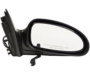 RH DOOR MIRROR PWR HTD SMOOTH BLK P FLDG W/O SIGNAL W/O MEM LESABRE 02-05