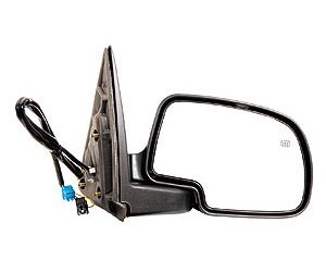 RH DOOR MIRROR PWR HTD TEXT W/GLOSS BLK CVR P W/O AUTO DIMMER W/O PUDDLE LIGHT AVALANCHE/ESCALADE EXT 03-06