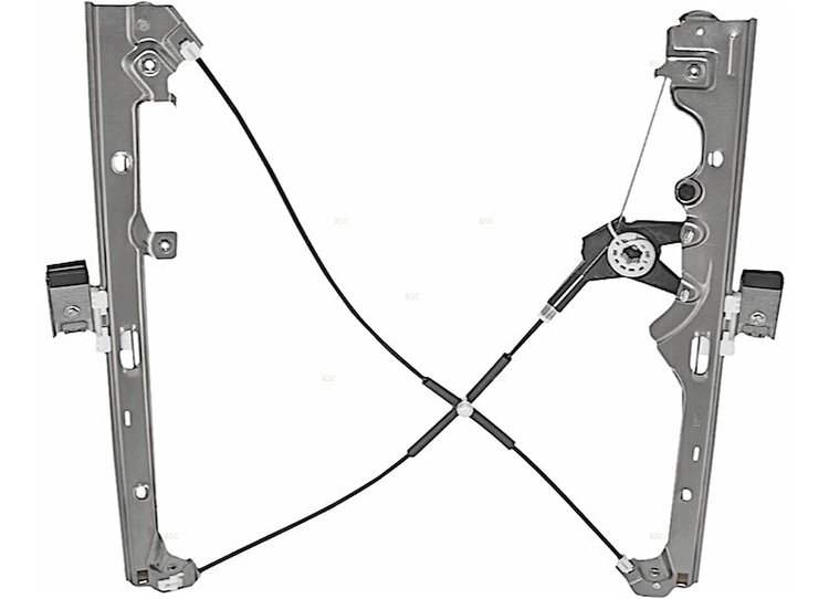 LH FRONT DOOR GLASS REGUL