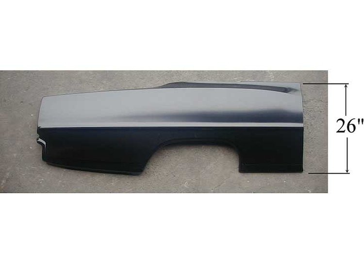 Quarter Panel Skin 1966-67 Nova/Chevy II