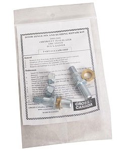 FT DOOR HINGE PIN BUSHING KIT TRAILBLAZER/ENVOY 02-09 RAINIER 04-07 BRA VADA 02-04