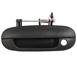 LH FT OTR DR HDL W/ KEY HOLE TEXT BLK TRAILBLAZER/ENVOY/BRAVADA/RAINIER 02- 09