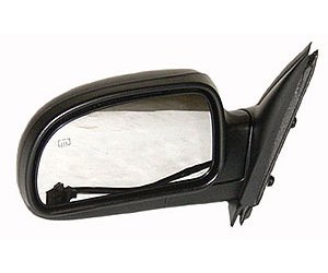 LH DOOR MIRROR PWR HTD TEXT BLK FLDG W/O DIMMER W/O SIGNAL TRAILBLAZER/ENVO Y/BRAVADA/RAINIER 02-09