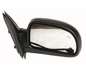 RH DOOR MIRROR PWR HTD TEXT BLK FLDG W/O DIMMER W/O SIGNAL TRAILBLAZER/ENVO Y/BRAVADA/RAINIER 02-09