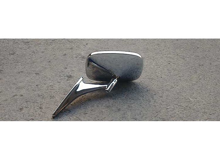 Rectangular Door Mirror without Bow Tie 1968-69 Camaro & Early 1968 Firebird