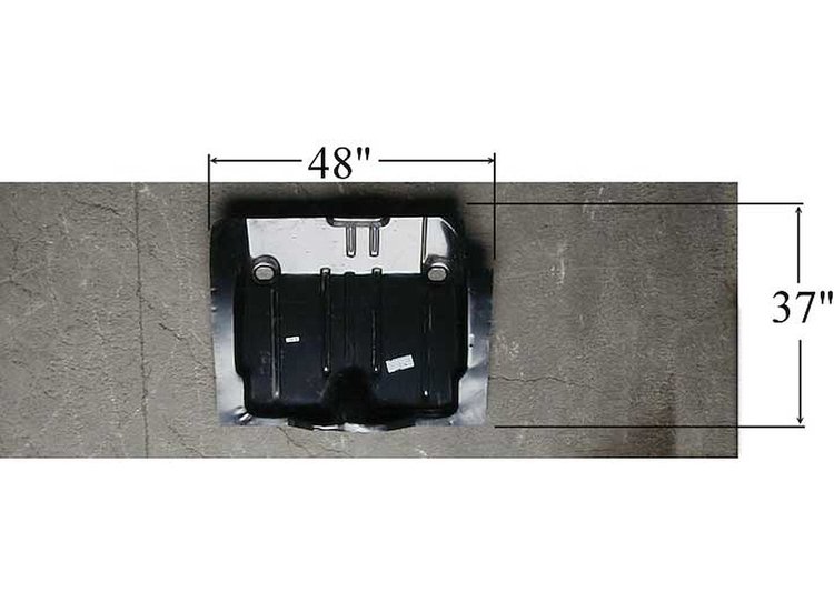 Extended Size Trunk Floor 1969 Camaro/Firebird