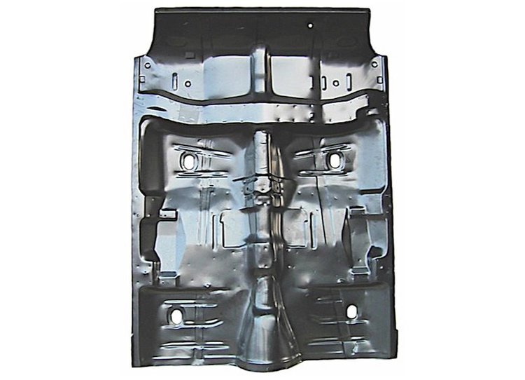 Full Floor Pan Assembly with 3 Braces Attached 1964-67 GM A-Body