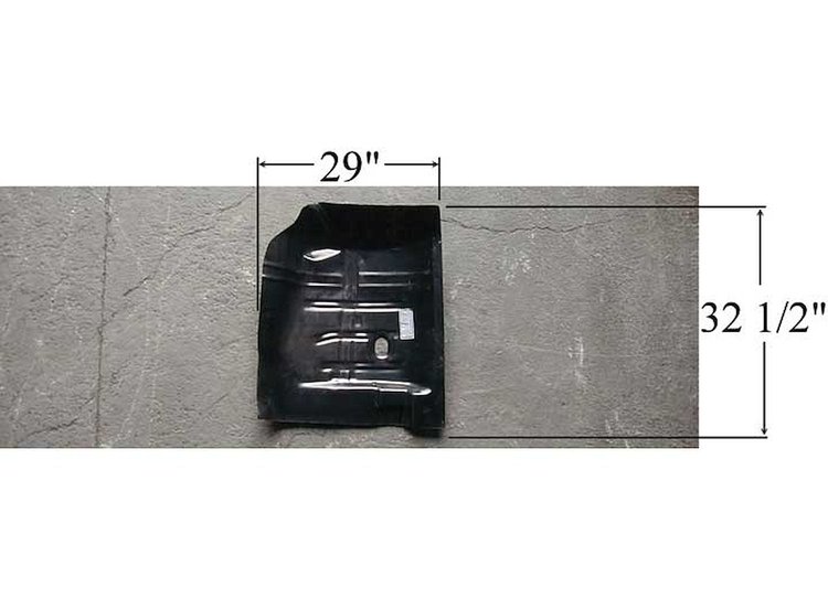 Front Section Floor Pan 1964-72 Chevelle, Beaumont, Malibu, El Camino, GTO, Le Mans, Tempest, Cutlass