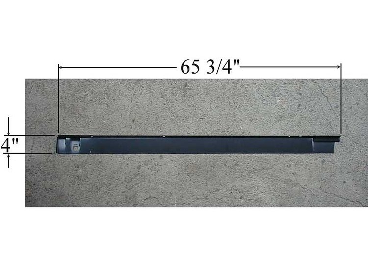 Inner Rocker Panel 1968-72 Chevelle, Tempest, Le Mans, GTO, Cutlass, Skylark 2-Door (excludes El Camino)