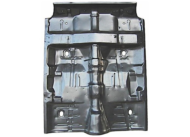 Full Floor Pan Assembly with 3 Braces Attached 1968-72 GM A-Body