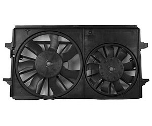 RAD/CON COOLING FAN ASSY MALIBU/MAXX 04-07 2.2/3.5/3.9L MALIBU/HYBRID 2.4L 08-10 G6 2.4L 06-10/3.5L 05-06 AURA/HYBRID 2.4L 08-09