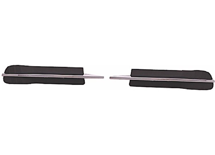 LH LWR OTR GRILLE CVR CHR/BLK W/O FOG LAMPS MALIBU LS 08-09 LT 08-10