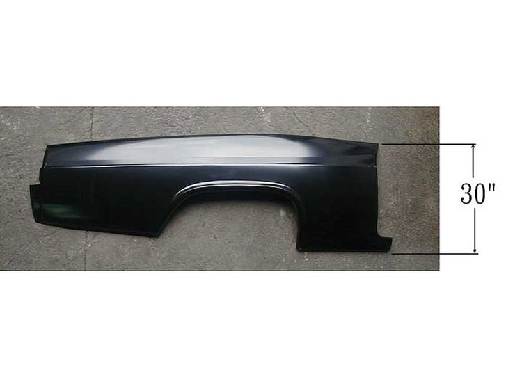 Quarter Panel Skin 1966 Impala 2 Door