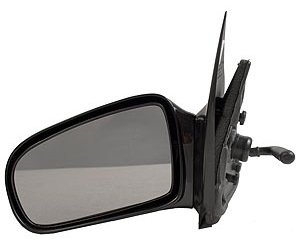 LH DOOR MIRROR MAN REM NON-HTD SMOOTH BLK P NON-FLDG CAVALIER/SUNFIRE CPE 95-05