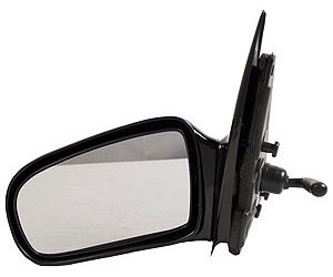 LH DOOR MIRROR MAN REMOTE NON-HTD GLOSS BLK P NON-FLDG CAVALIER/SUNFIRE S DN 95-05