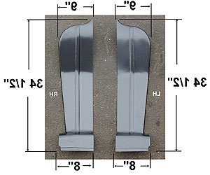 Trunk Floor Side Panel 1968-72