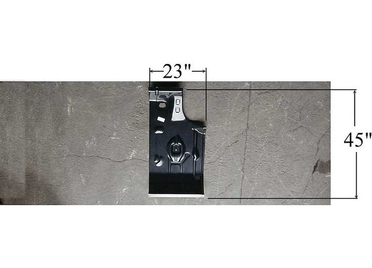 Trunk Floor Side Panel 1966-67 Cutlass