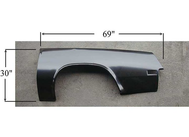 Quarter Panel Skin 1976-77 Cutlass 2 door