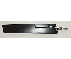 LH OUTR DR HDL MAT BLK 18 IN. LONG CUTLASS SUPREME CPE W/ INTL SERIES 88-91