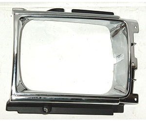 RH H.L. DOOR CHR/BLK 4WD TOYOTA SR-5 P/U/4RUNNER 87-88