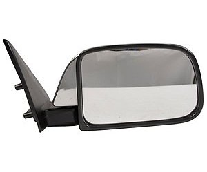 LH DOOR MIRROR MAN NON-HTD CHR FLDG WINDOW MNT TYPE W/O VENT WINDOW TOYOTA P/U 89-95
