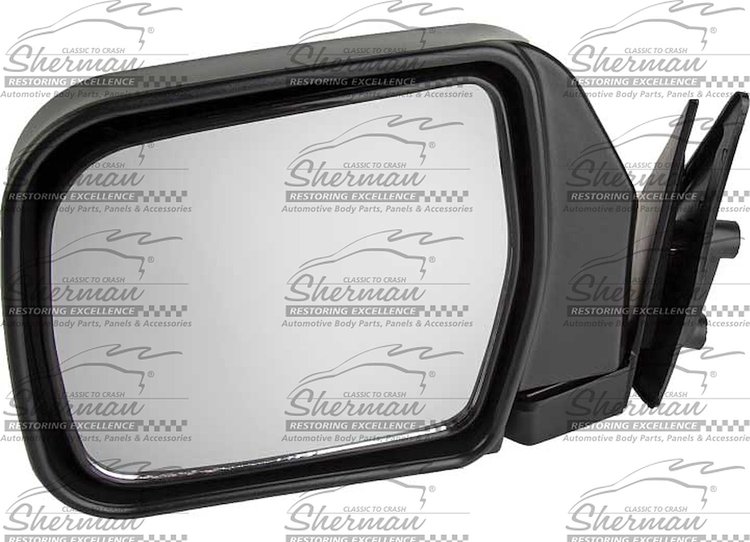 LH DOOR MIRROR MAN NON-HTD SMOOTH BLK FLDG W/O VENT WINDOW 4RUNNER 90-95