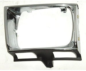 LH H.L. DOOR CHR/BLK 4WD TOYOTA P/U 89-91