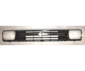 GRILLE CHR/BLK W/ H.L. DOORS 2WD TOYOTA P/U 92-95