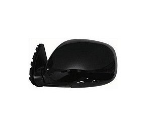 LH DOOR MIRROR PWR NON-HTD TEXT BLK W/CHR CVR NON-FLDG TUNDRA 00-04