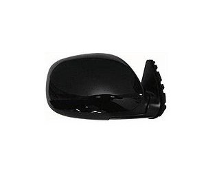 RH DOOR MIRROR PWR NON-HTD TEXT BLK W/CHR CVR NON-FLDG TUNDRA 00-04