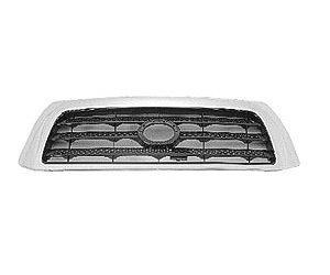 GRILLE BLK W/ CHR FRAME TUNDRA SR5 MODEL W/O SPORT 07-08 09 W/O SPORT W/O CHR BUMPER