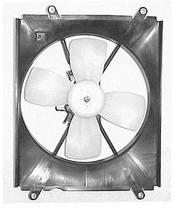 CON COOLING FAN ASSY BLADE/MOTOR/SHROUD CAMRY 4CYL/V6 ENG 92-96