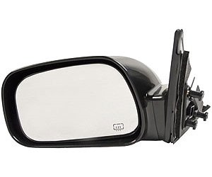 LH DOOR MIRROR PWR HTD GLOSS BLK P NON-FLDG USA BUILT CAMRY 02-06