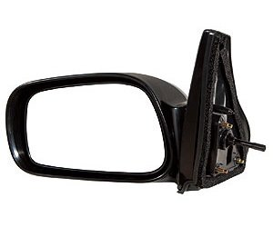 LH DOOR MIRROR MAN NON-HTD GLOSS BLK P NON-FLDG MATRIX 03-08
