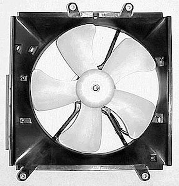 RAD COOLING FAN ASSY BLADE/MOTOR/SHROUD COROLLA SDN/WGN 93-97