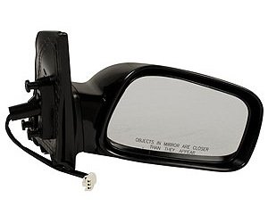 RH DOOR MIRROR PWR NON-HTD GLOSS BLK NON-FLDG COROLLA CE 03-08