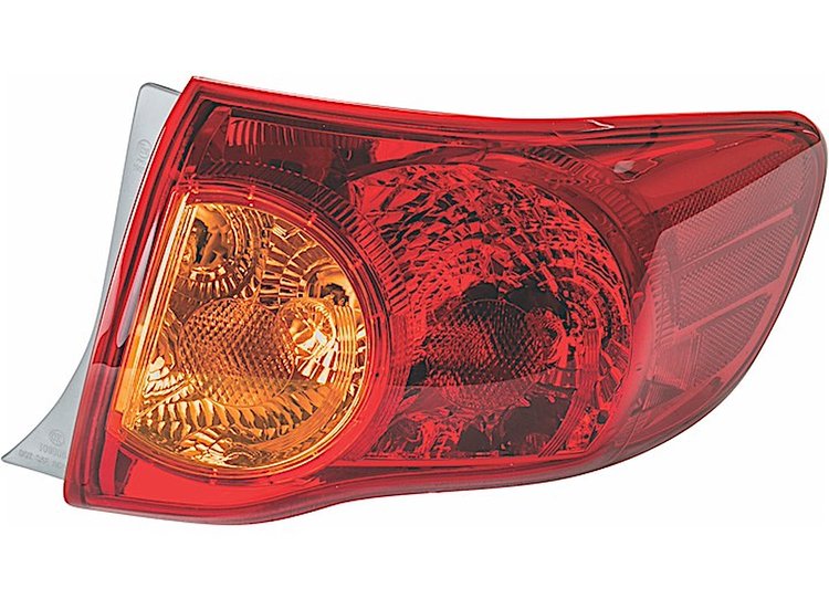 RH TAILLMP ASSY C USA BUILT ON QTR COROLLA 09-10